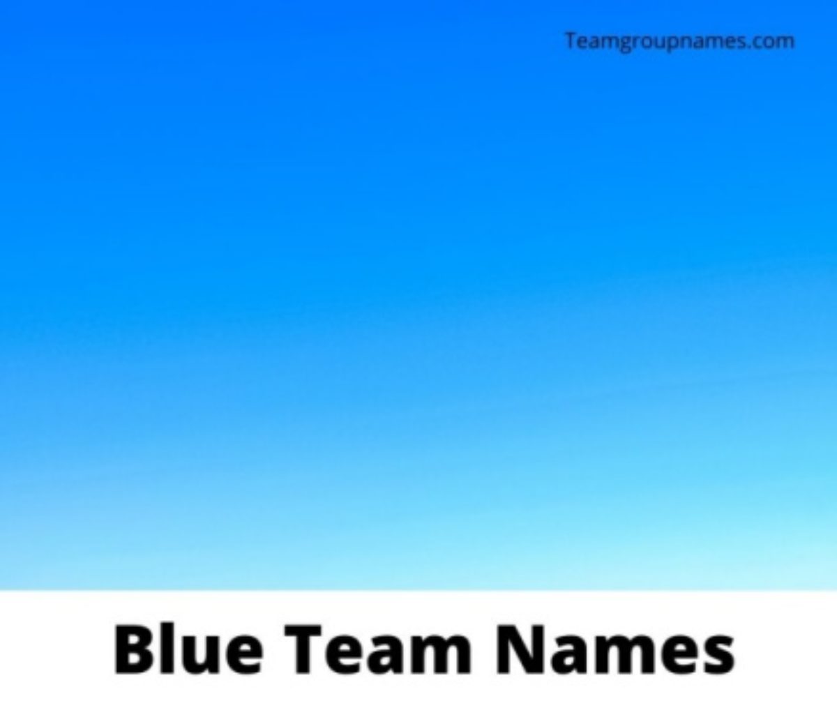 Blue Team Names Cool Best Funny With The Color Blue