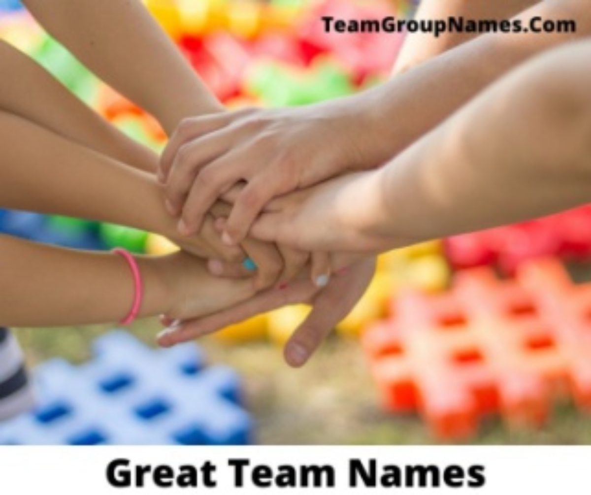Great Team Names 2020 Unique Catchy Cool Funny Team Names Also