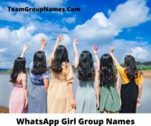 WhatsApp Girl Group Names