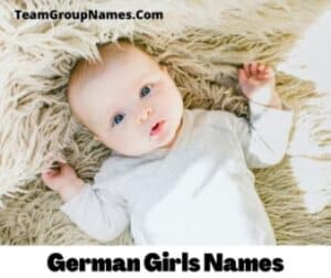 German Girls Names