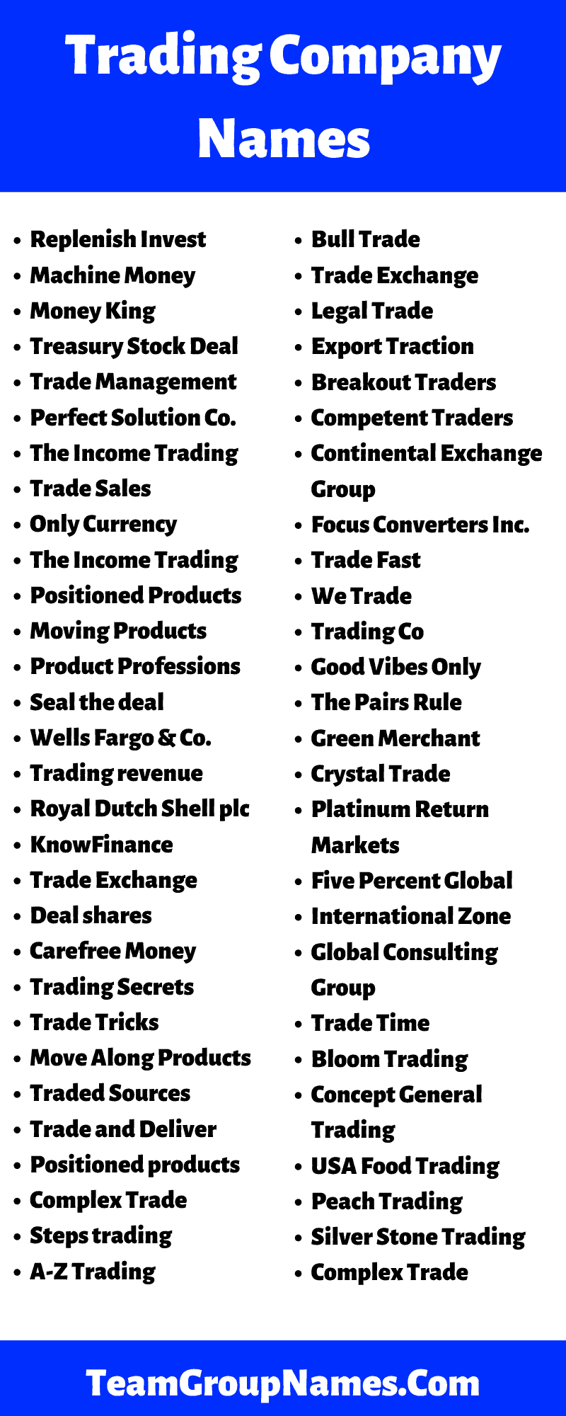 Best Trade Companies To Start