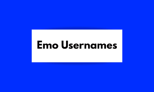 Emo Usernames