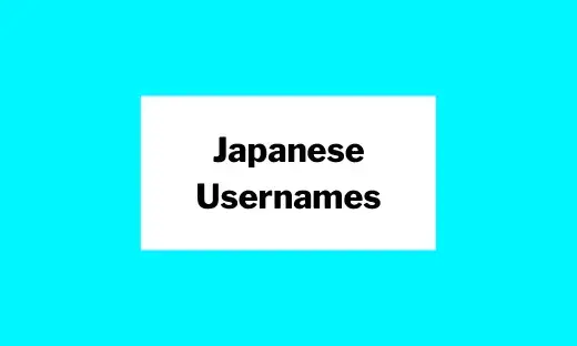 Japanese Usernames 442 Usernames Ideas For Japanese