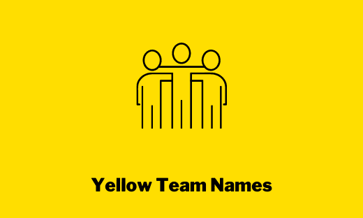 Yellow Team Name Ideas