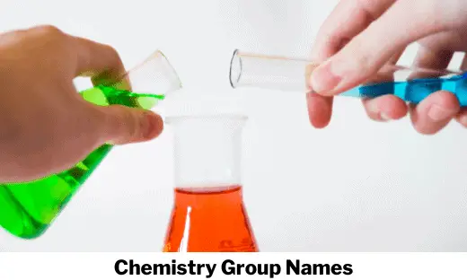 Chemistry Group Names