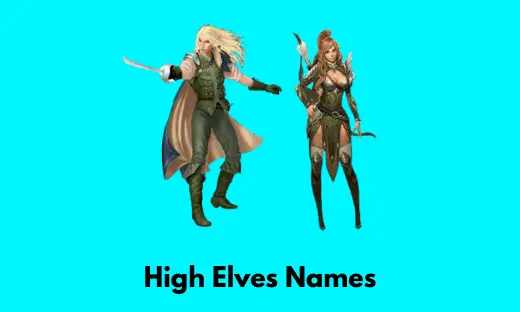 High Elves Names