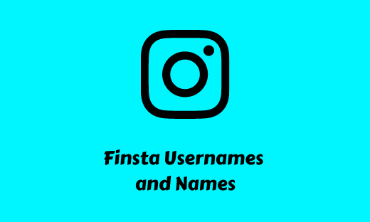 Finsta Usernames and Names