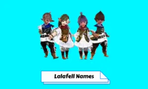 Lalafell Names