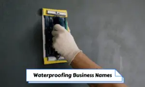 Waterproofing Business Names