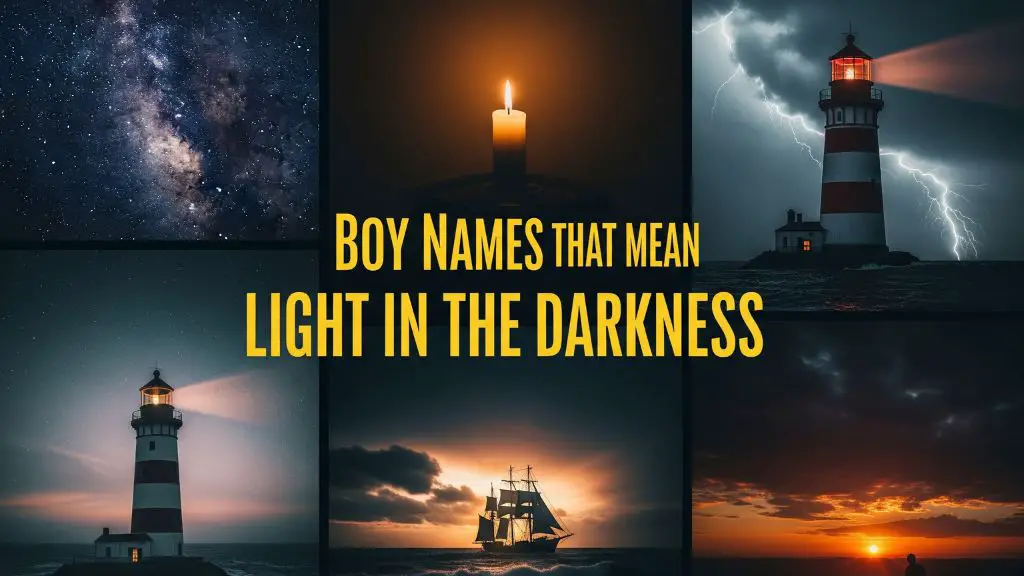 NAMES THAT MEAN LIGHT IN THE DARKNESS visual data 2