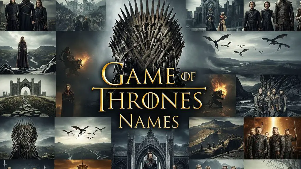 Wunderschne Game Of Thrones Namen Fotos