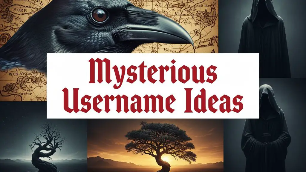 300+ Mysterious Username Ideas (That'll Make You Unforgettable Online)
