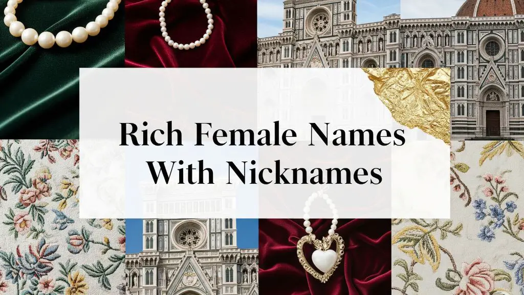 300+ Rich Female Names With Nicknames (Sophisticated Options)