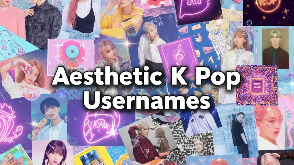 300+ Aesthetic K Pop Usernames (That'll Make Your Profile Shine)