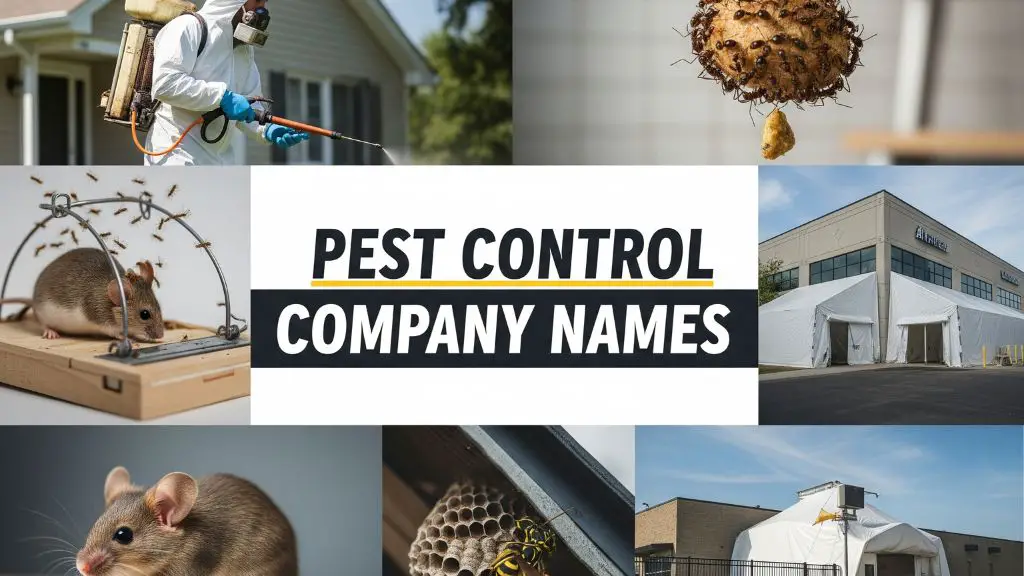 300+ Pest Control Company Names (to Dominate Your Market)