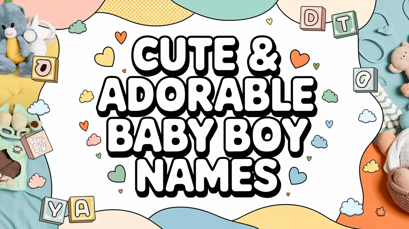 300+ Cute & Adorable Baby Boy Names (with Meanings and Origins)