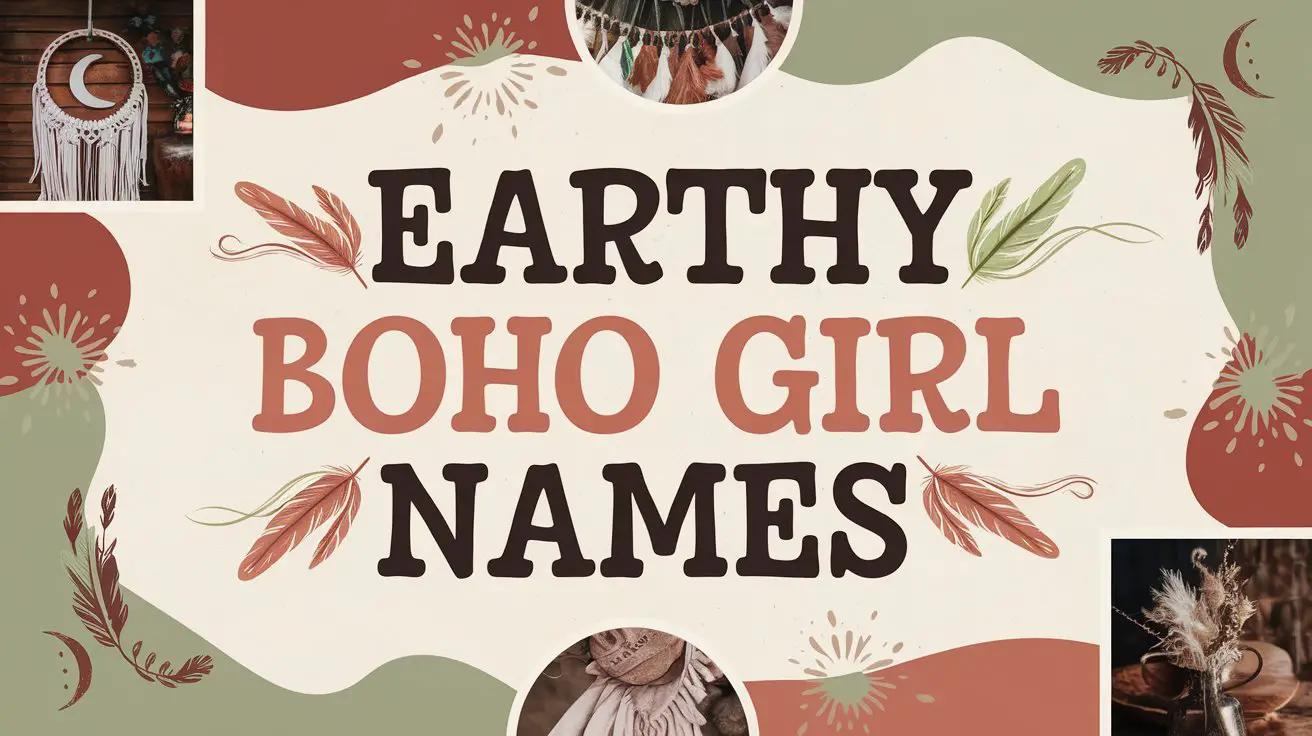 300+ Earthy Boho Girl Names (Botanical, Mystical & Free-Spirited Picks)