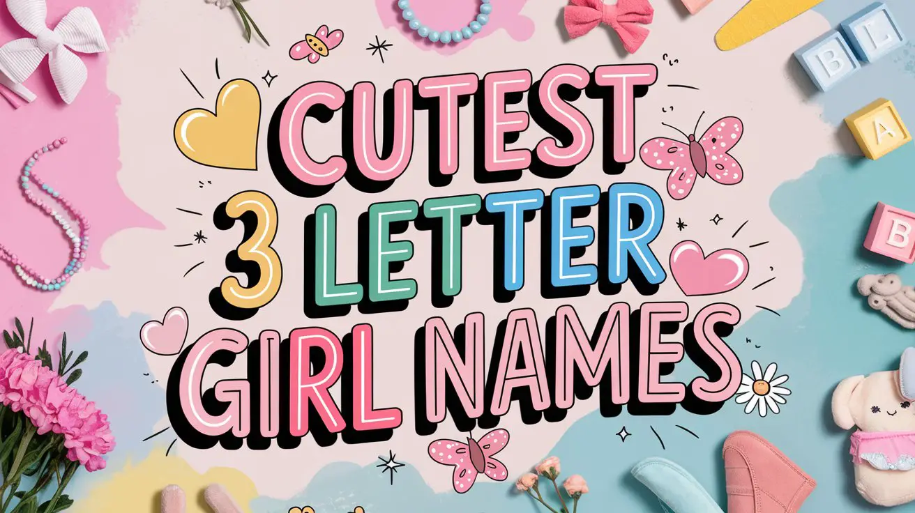 200+ Cutest 3 Letter Girl Names That Pack Maximum Charm in Minimal Letters