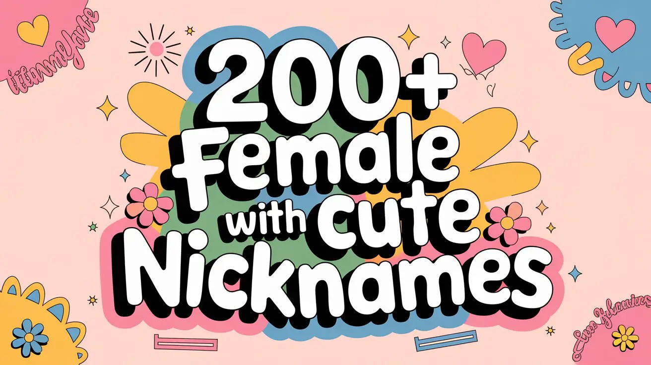 200+ Female Names With Cute Nicknames (Classic, Modern & International