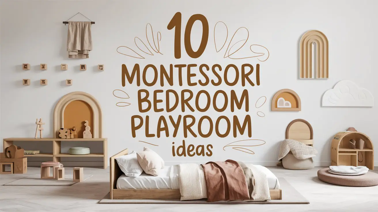 Montessori Bedroom Playroom Ideas: 10 Transformative Designs for ...