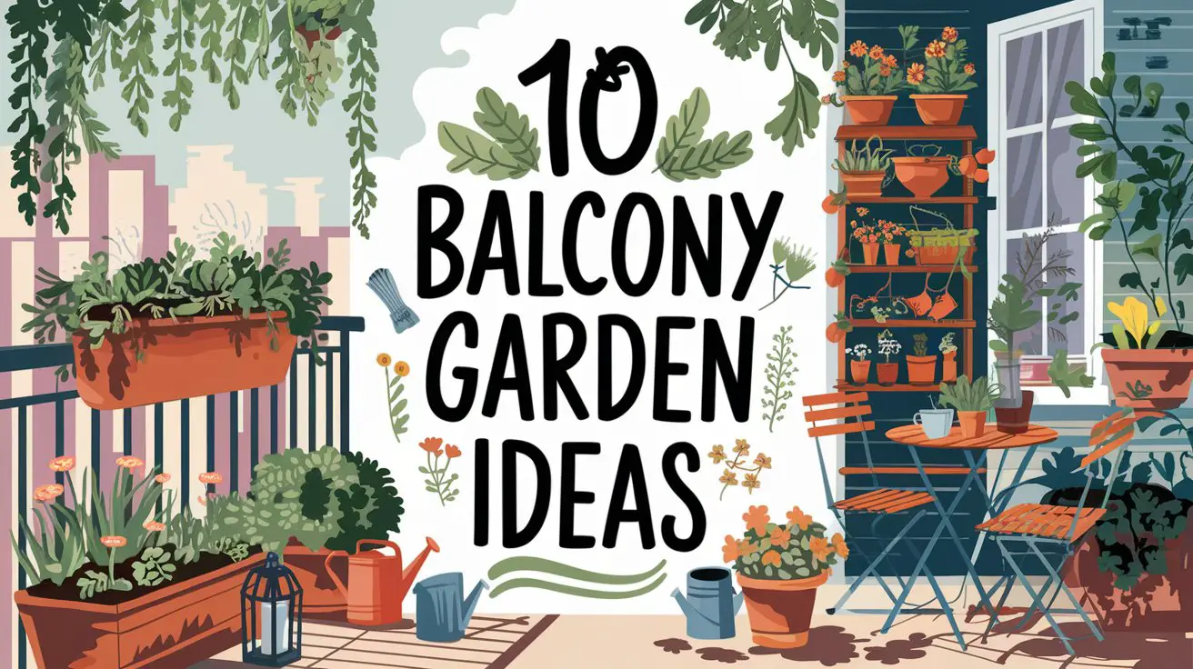 Balcony Garden Ideas: 10 Creative Ways to Transform Your Small Outdoor ...