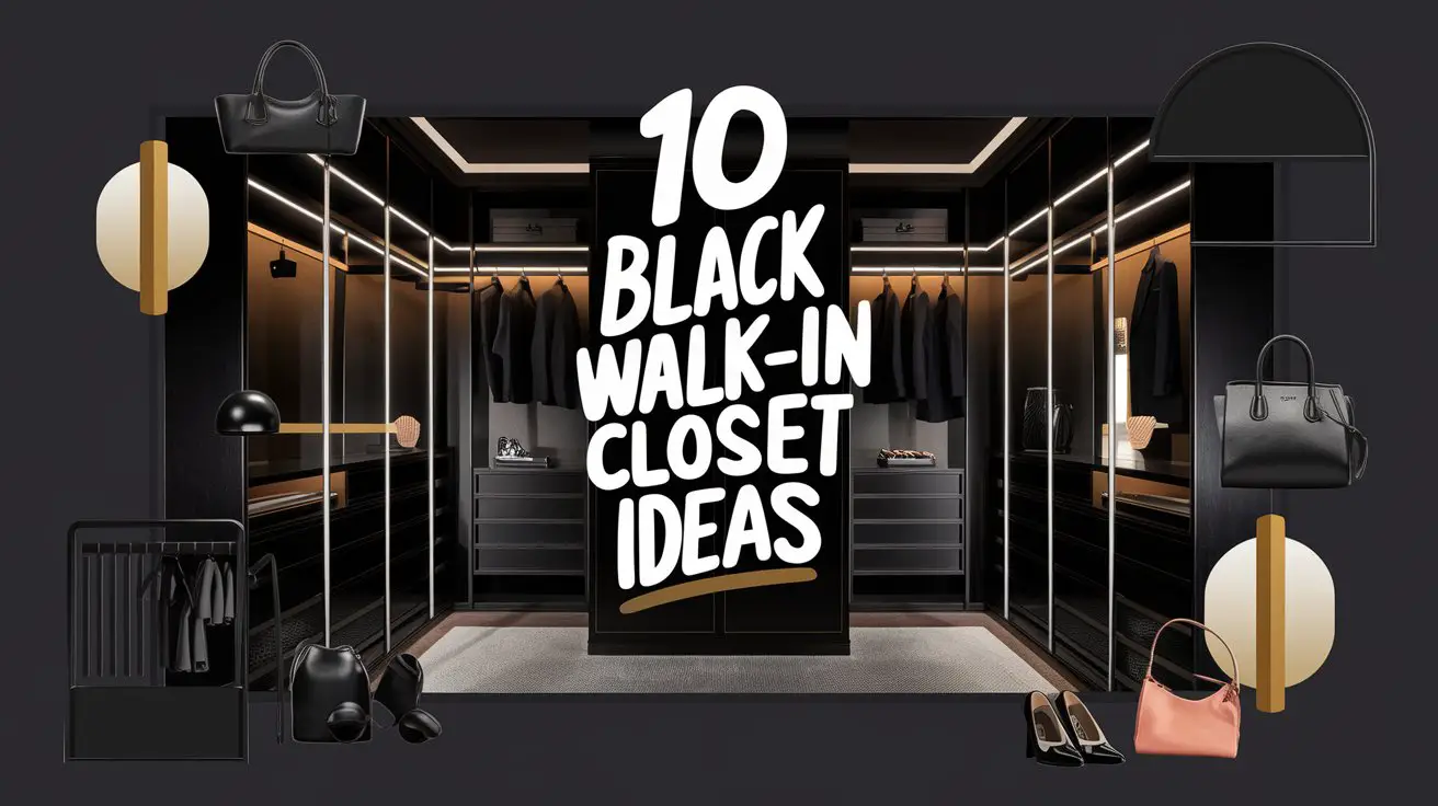 Black Walk-In Closet Ideas: 10 Stunning Designs That Turn Your Wardrobe ...