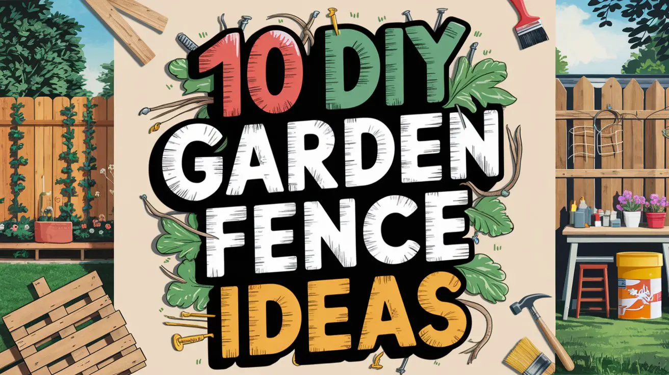 DIY Garden Fence Ideas: 10 Creative Ways to Border Your Yard on Any Budget