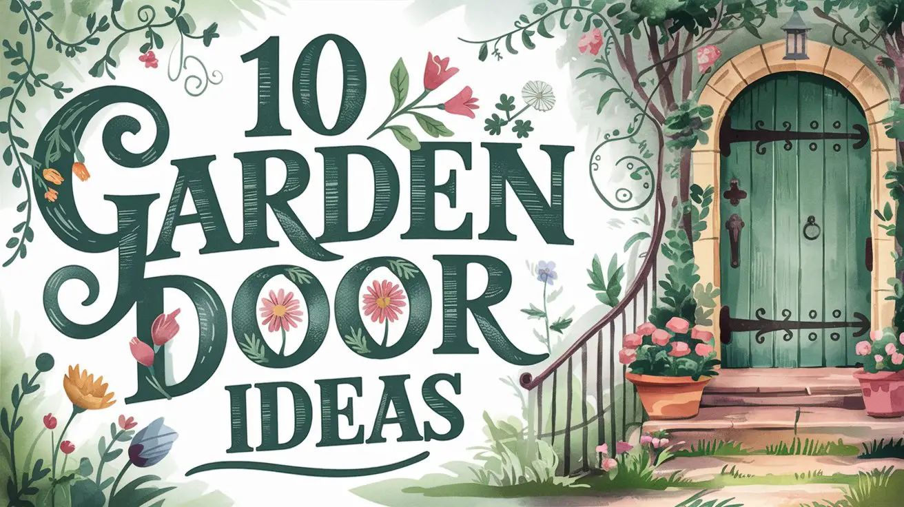 Garden Door Ideas: 10 Stunning Ways to Transform Your Outdoor Entrance