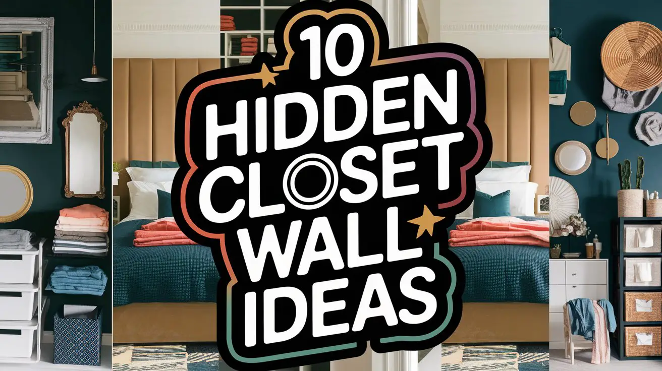 Hidden Closet Wall Ideas: 10 Genius Ways to Make Your Closet Disappear ...