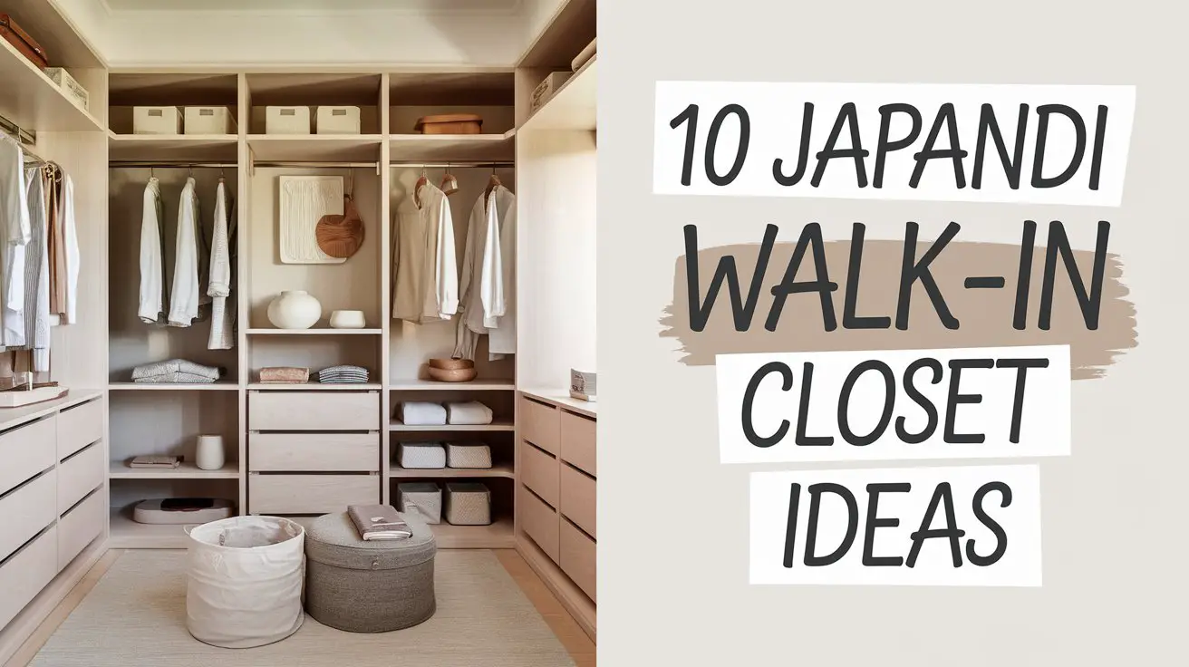 Japandi Walk-In Closet Ideas: 10 Serene Designs to Transform Your ...