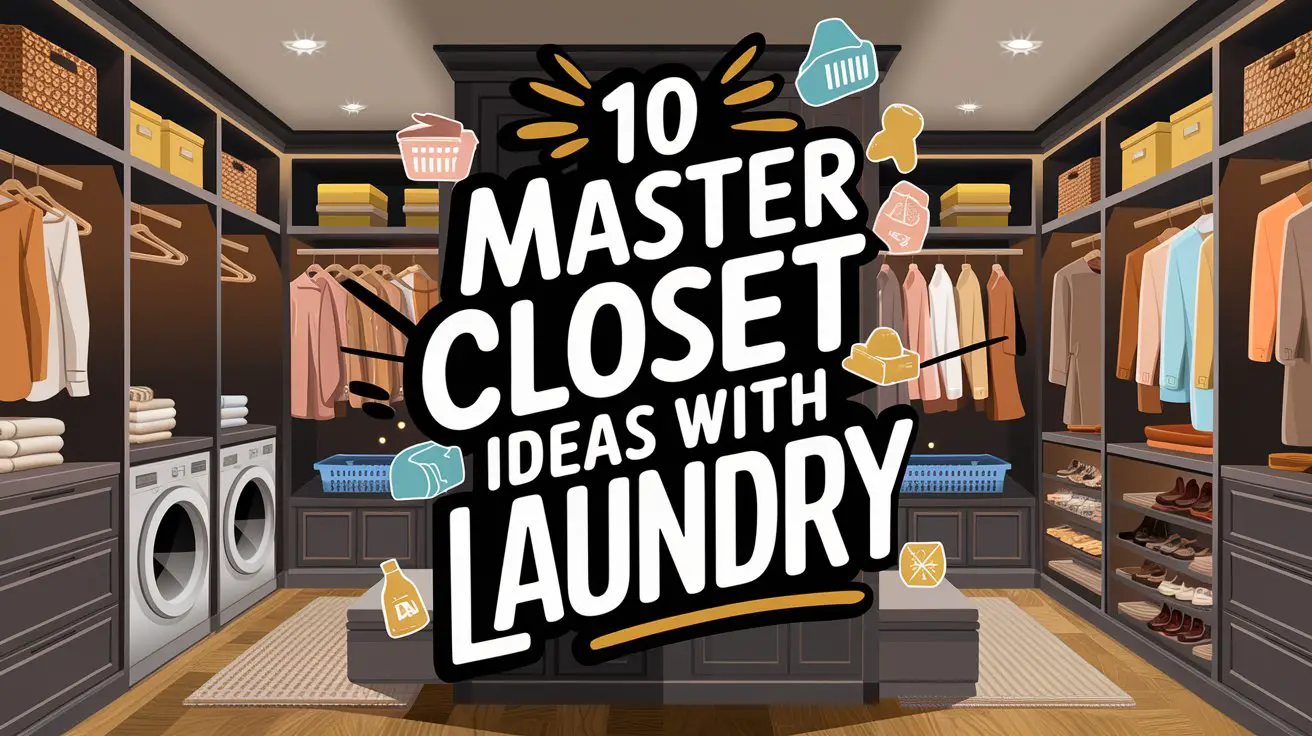 Master Closet Ideas with Laundry: 10 Clever Ways to Combine Storage and ...