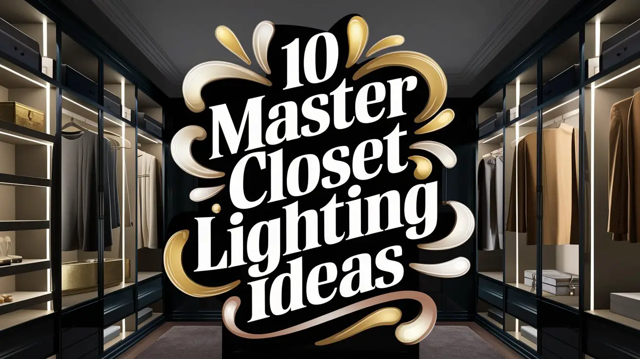 Master Closet Lighting Ideas: 10 Brilliant Ways to Brighten Your ...