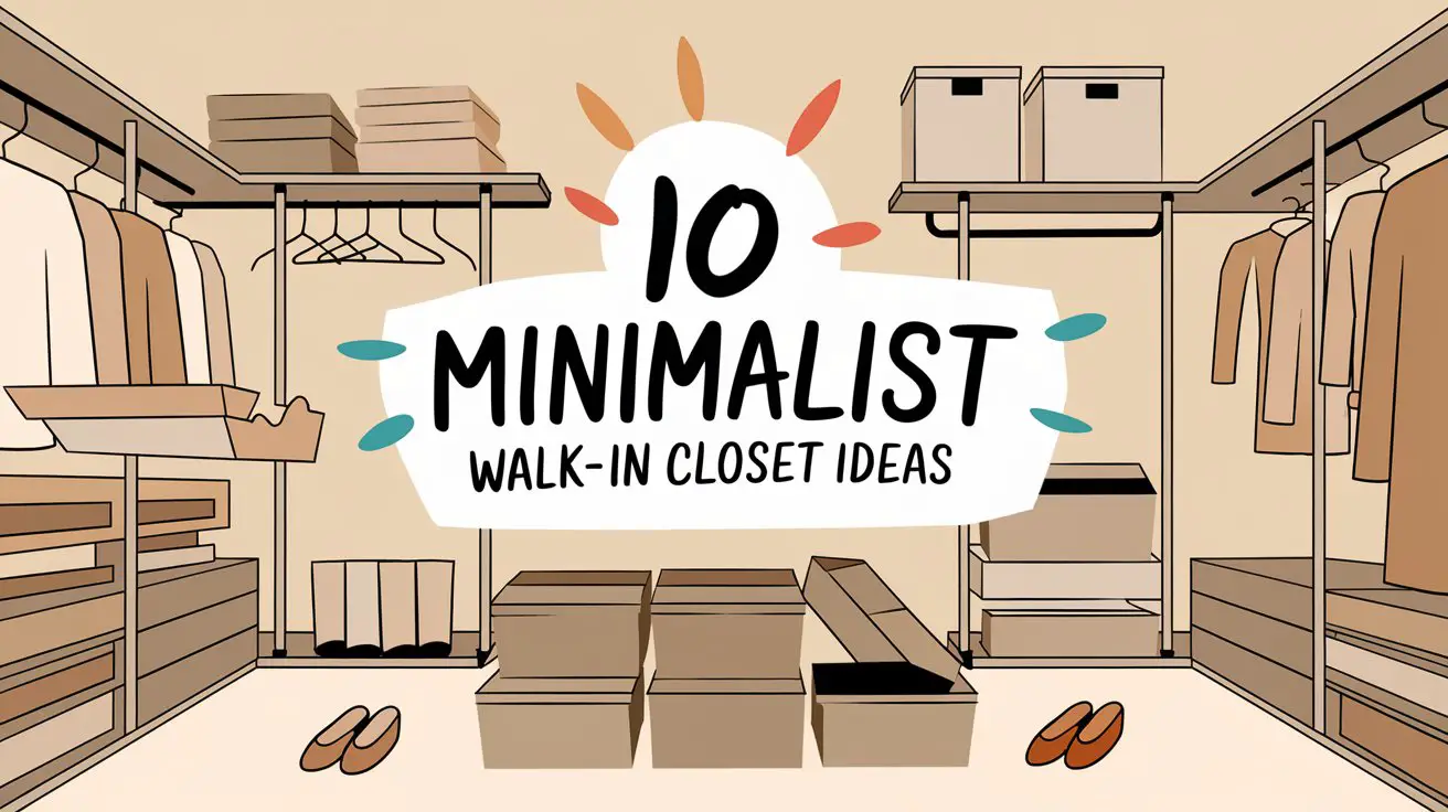 Minimalist Walk-In Closet Ideas: 10 Ways to Create a Calm, Organized ...
