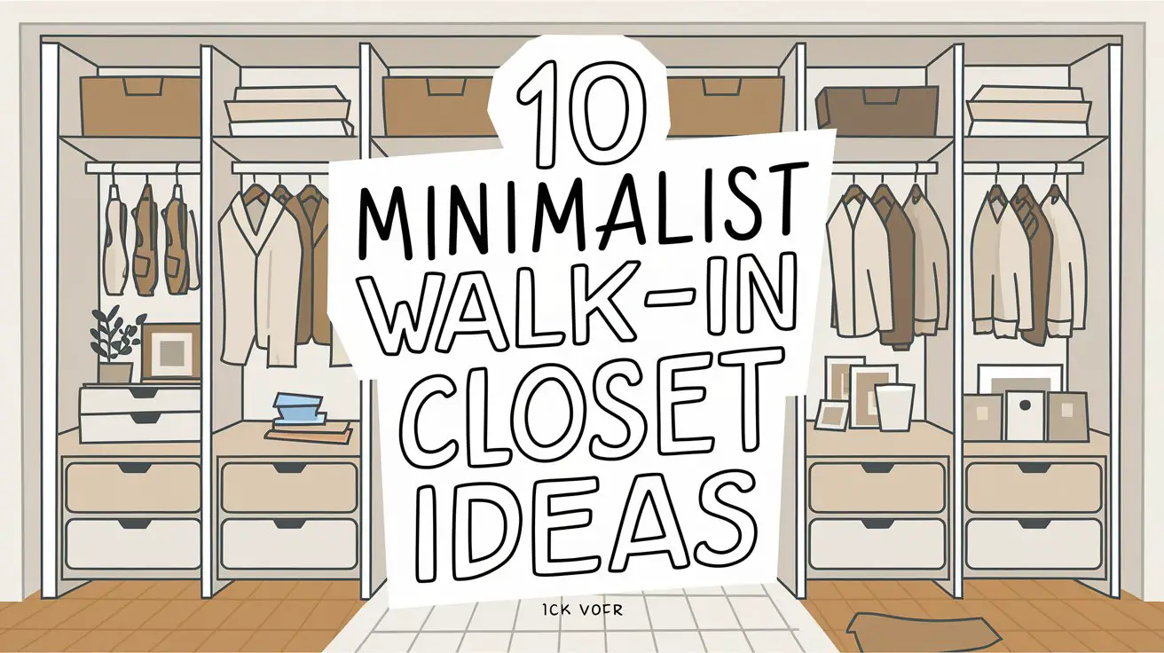 Minimalist Walk-In Closet Ideas: 10 Design Tips to Transform Your Space ...