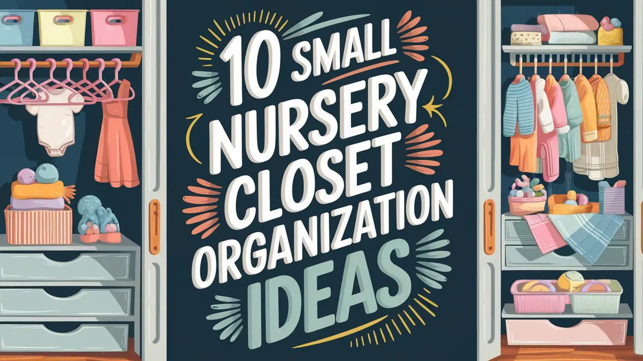Small Nursery Closet Organization Ideas to Maximize Every Inch of Baby ...