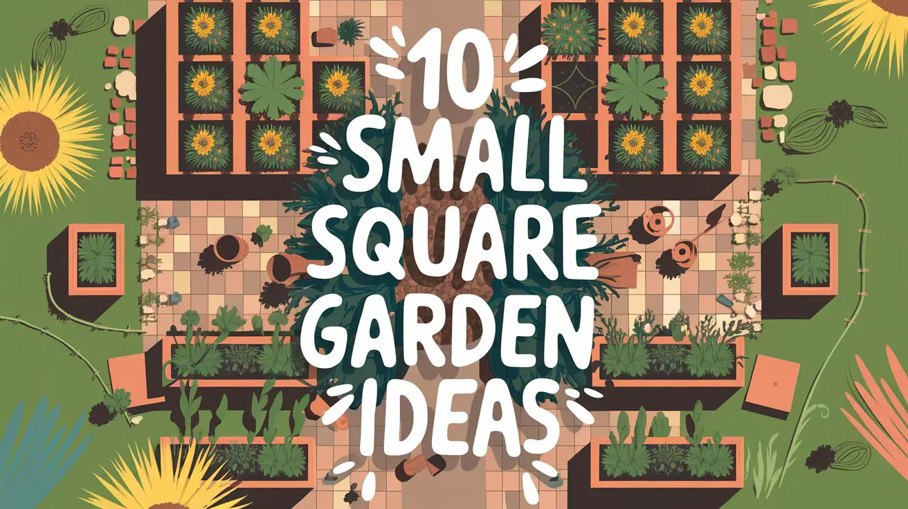 Gerdane Square Small Square Garden Ideas: 10 Creative Ways to Transform Your Compact ...