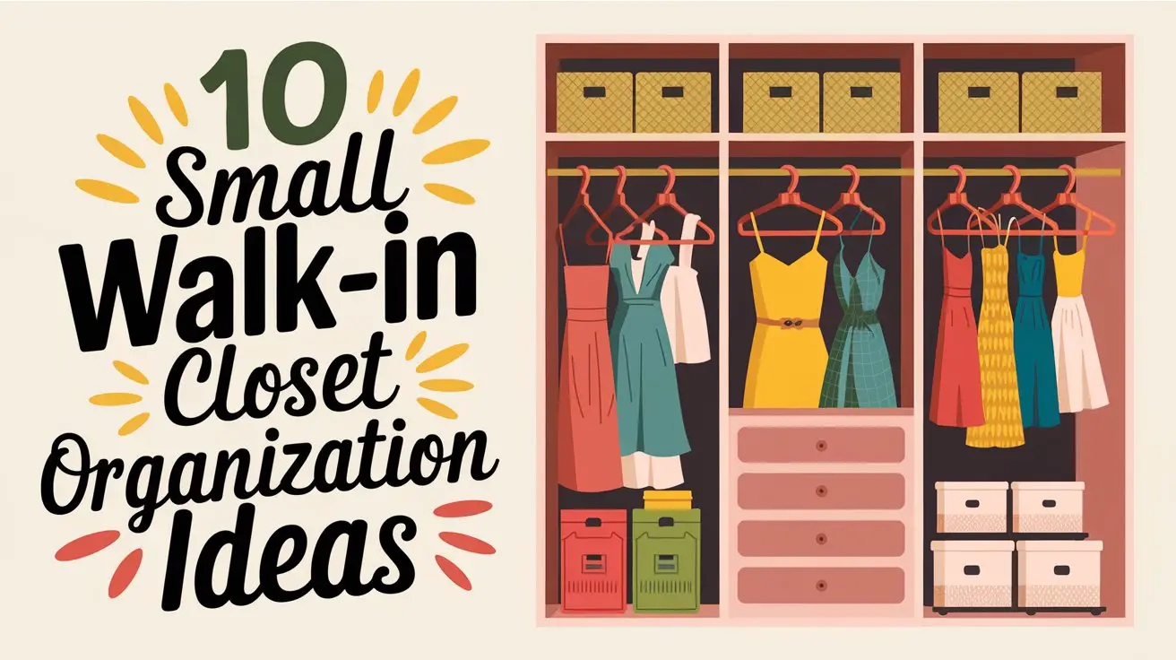 Small Walk-In Closet Organization Ideas That Transform Chaos Into Calm