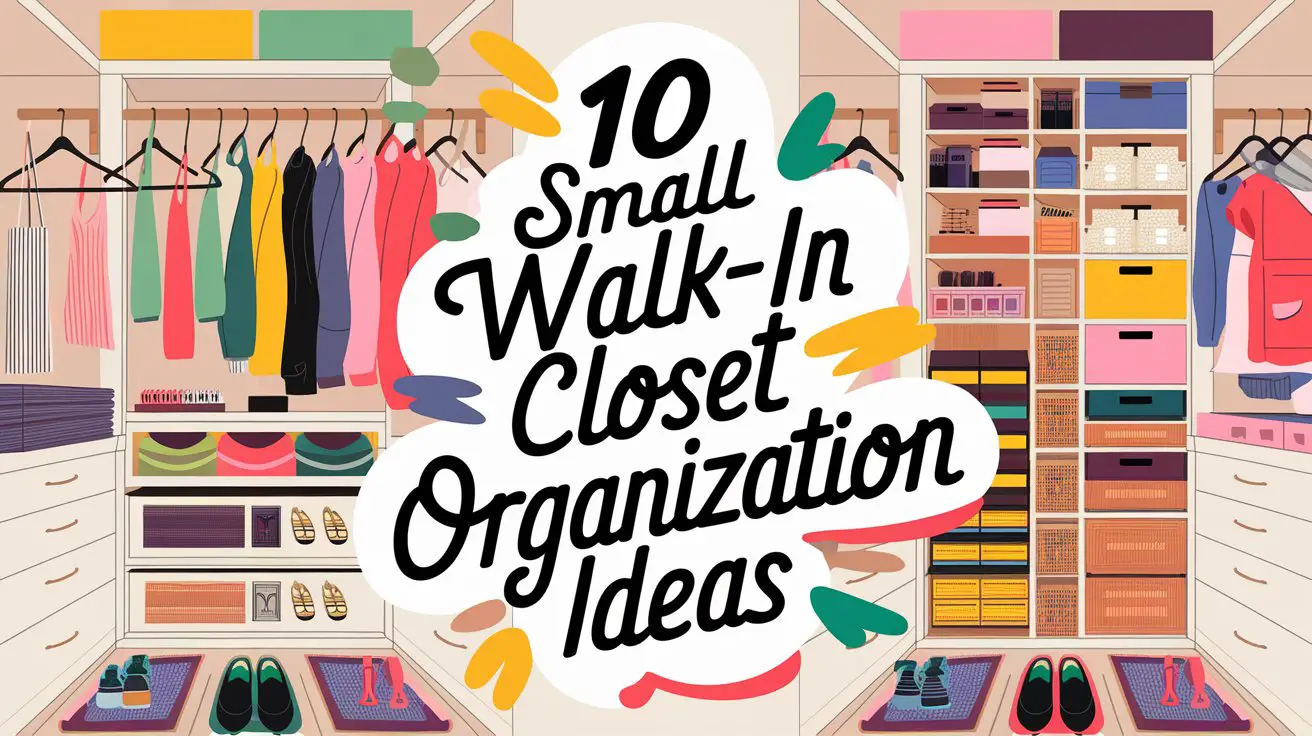 Small Walk-In Closet Organization Ideas: 10 Genius Ways to Maximize ...
