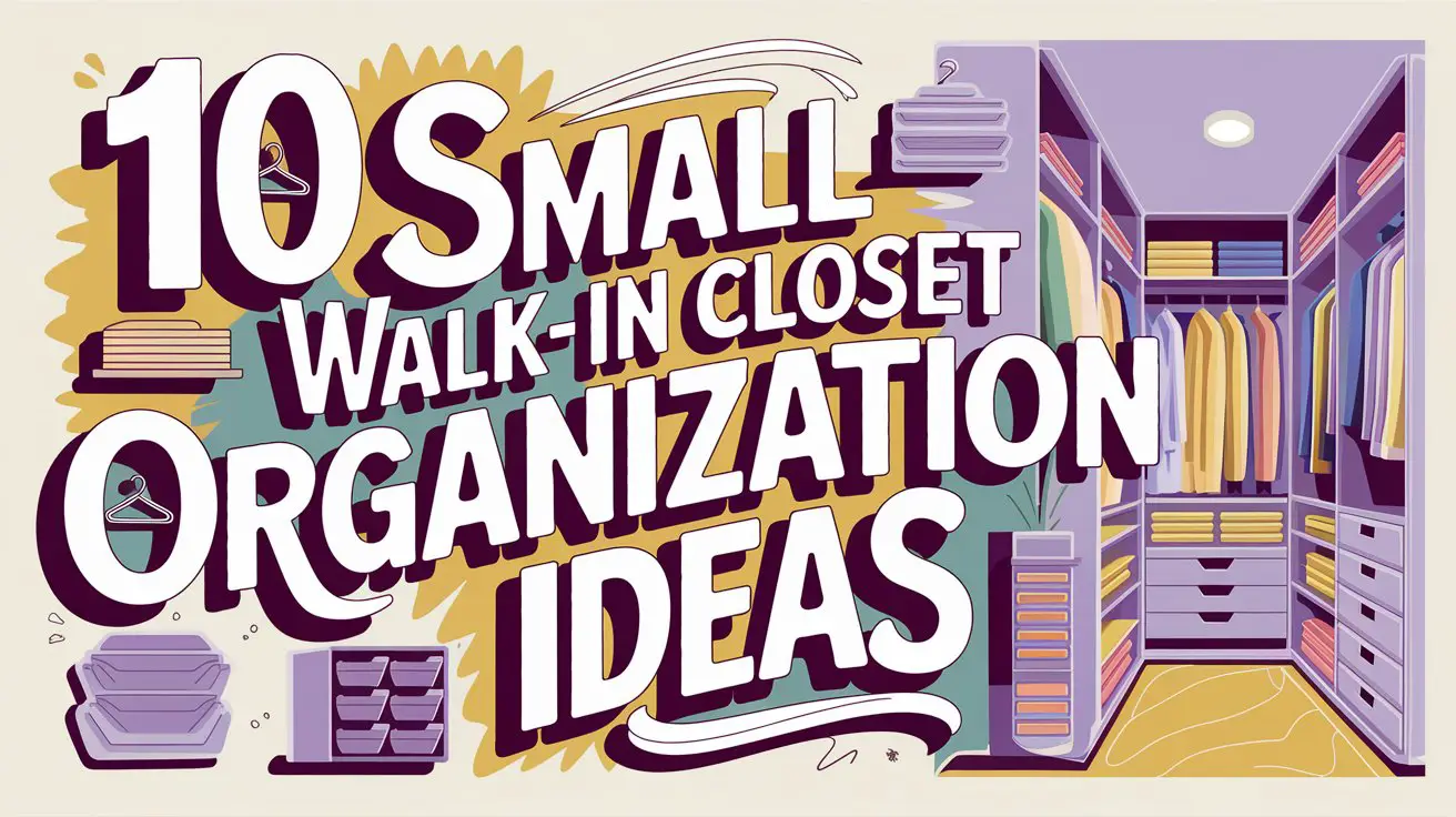 Small Walk-In Closet Organization Ideas: 10 Genius Ways to Maximize ...