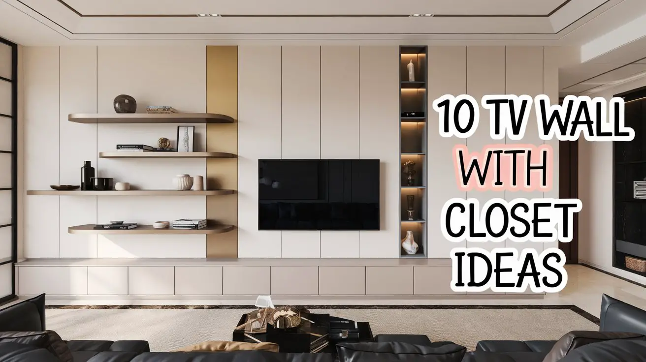 TV Wall with Closet Ideas: 10 Stunning Designs That Double Your Storage ...