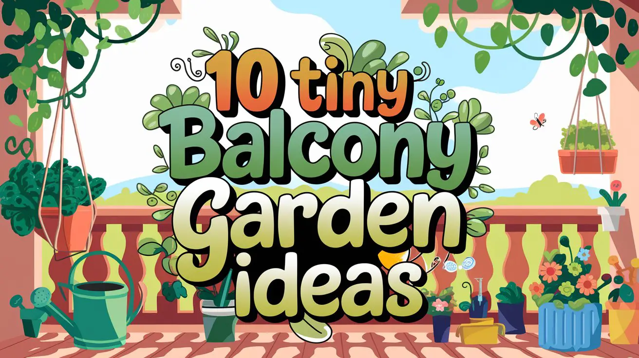 Tiny Balcony Garden Ideas: 10 Creative Ways to Grow Big in a Small ...