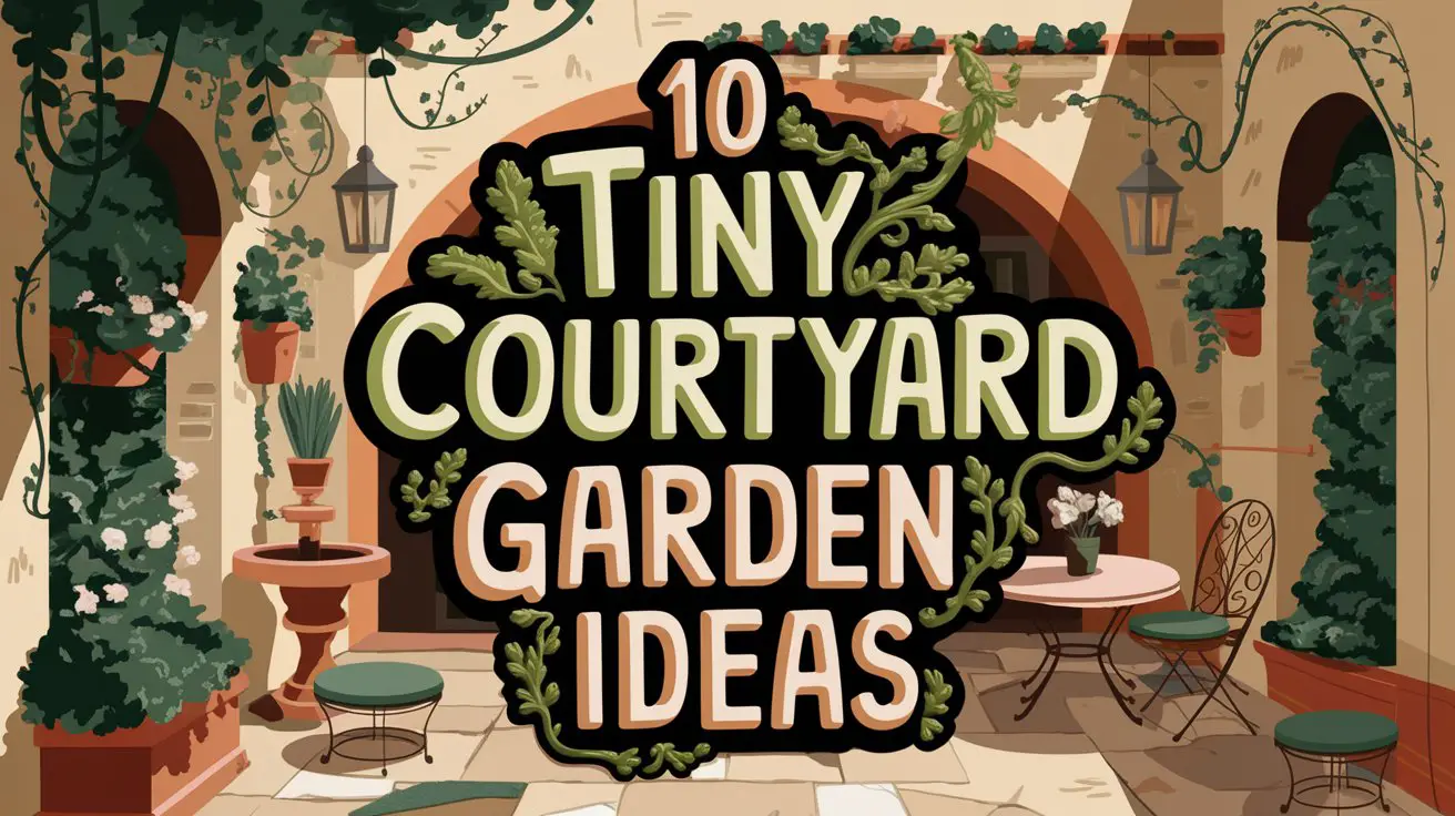 Tiny Courtyard Garden Ideas: 10 Creative Ways to Transform Your Small ...