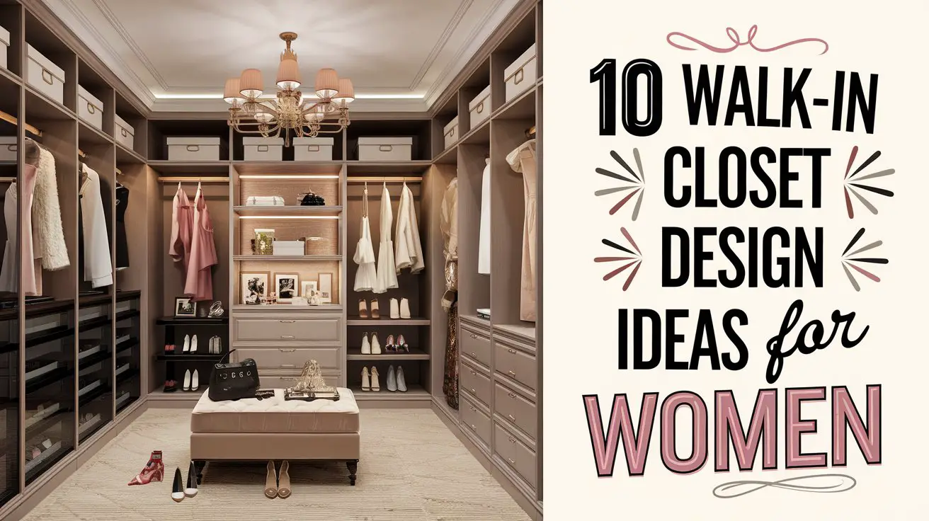 Walk-In Closet Design Ideas for Women: 10 Stunning Ways to Transform ...