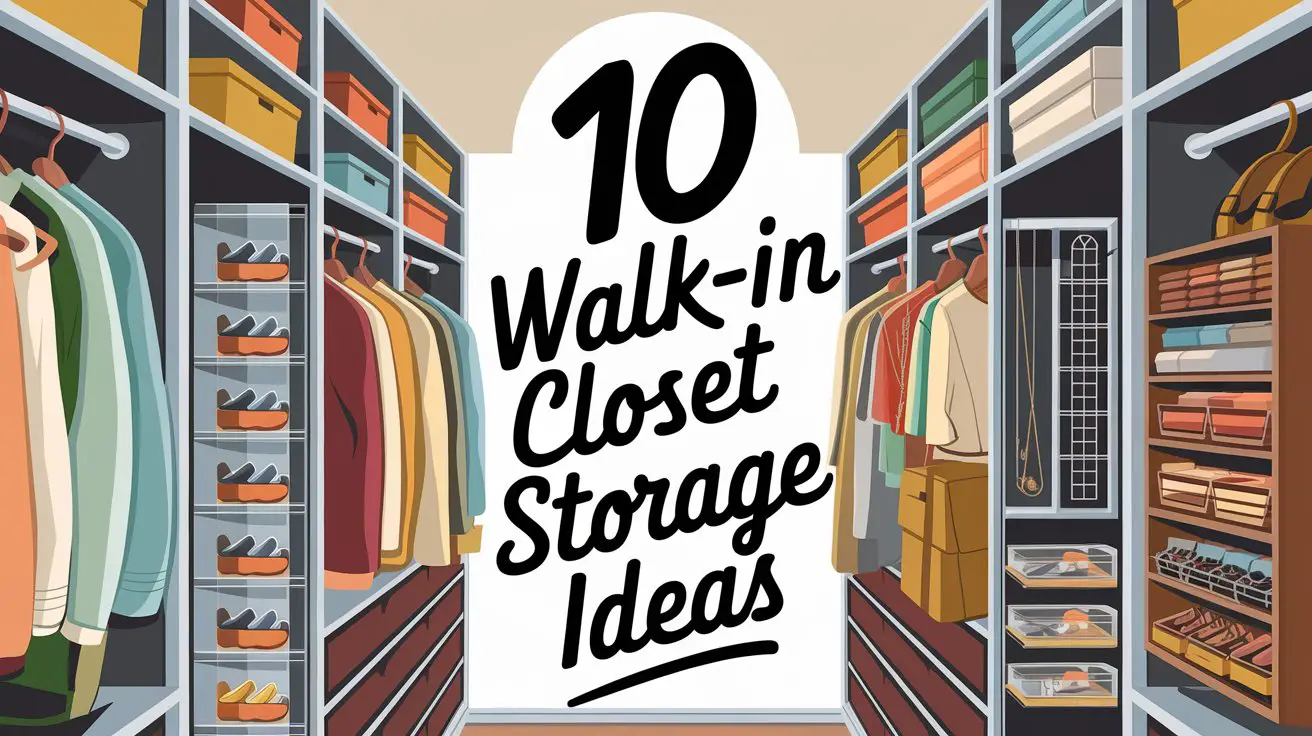 Walk-In Closet Storage Ideas: 10 Genius Ways to Organize Your Space on ...
