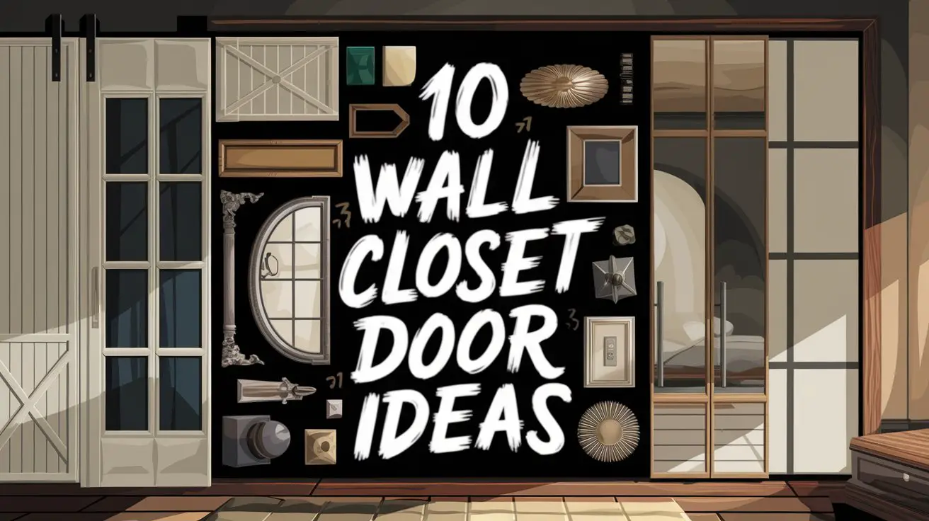 Wall Closet Door Ideas: 10 Creative Ways to Transform Your Space on Any ...