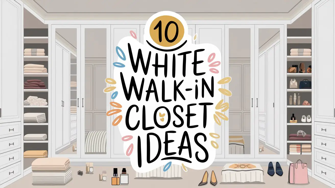 White Walk-In Closet Ideas: 10 Stunning Designs to Transform Your ...