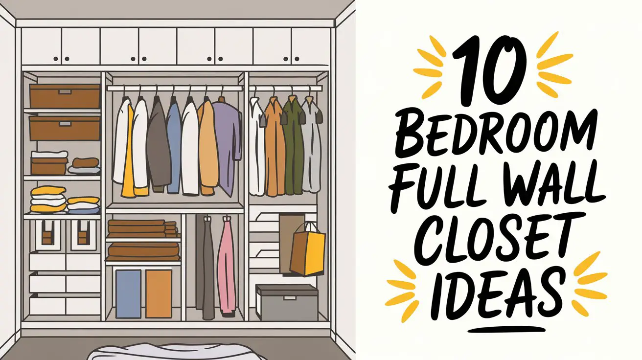 10 Bedroom Full Wall Closet Ideas That Will Transform Your Storage Game