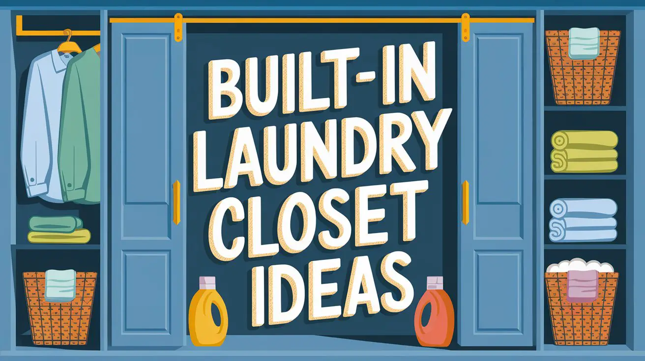 Built-In Laundry Closet Ideas That Transform Any Awkward Nook Into a ...