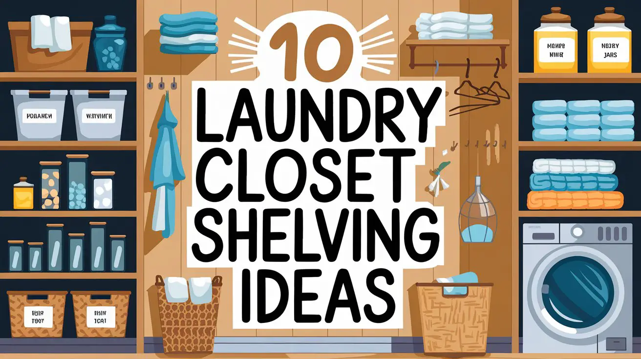 Laundry Closet Shelving Ideas: 10 Smart Ways to Organize Every Inch of ...