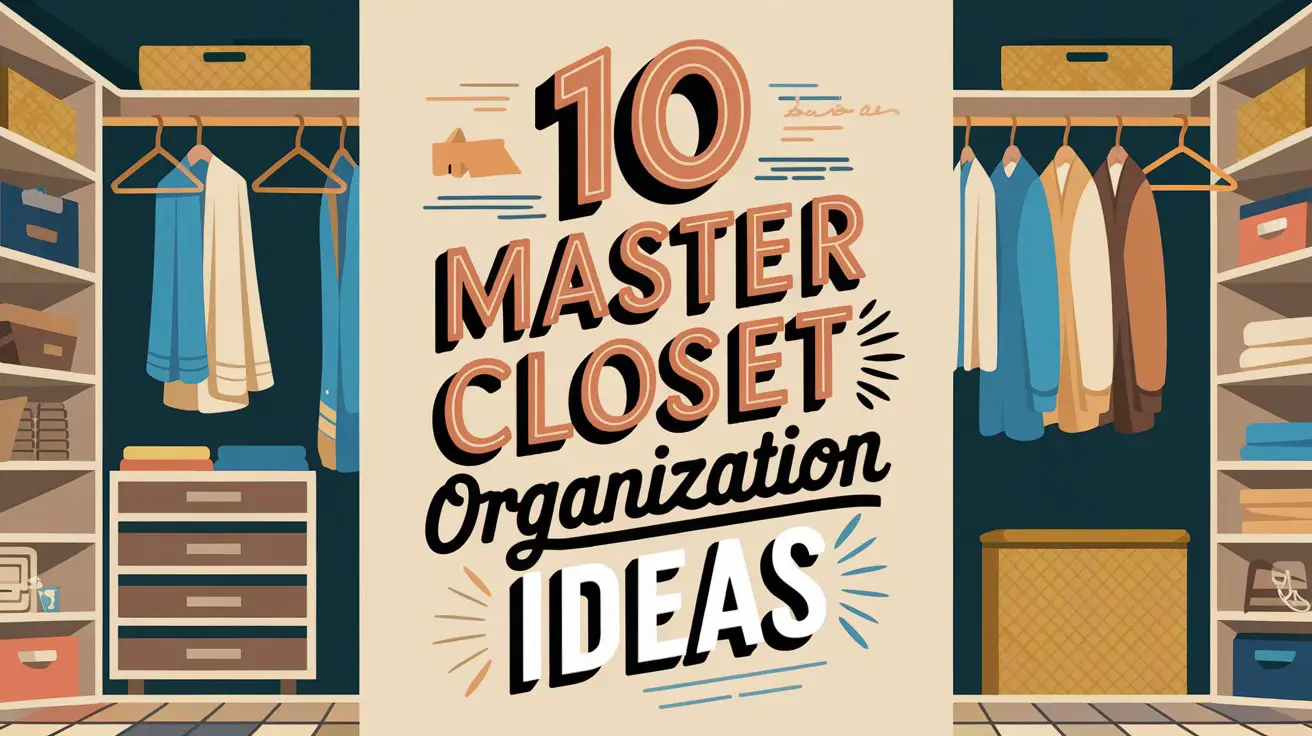 Master Closet Organization Ideas: 10 Genius Ways to Transform Your ...